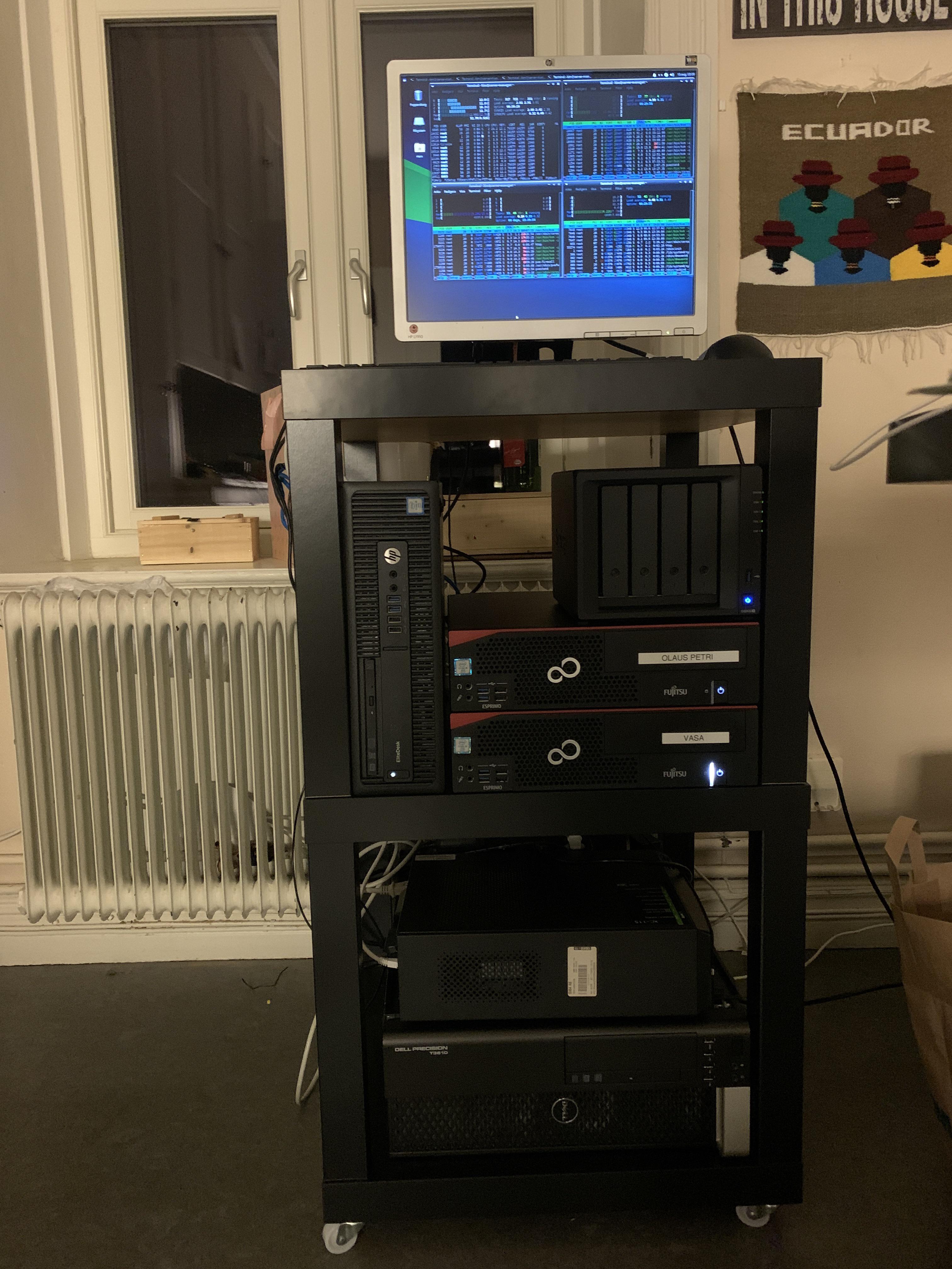 Reddit :: The new and improved homelab is up and running
